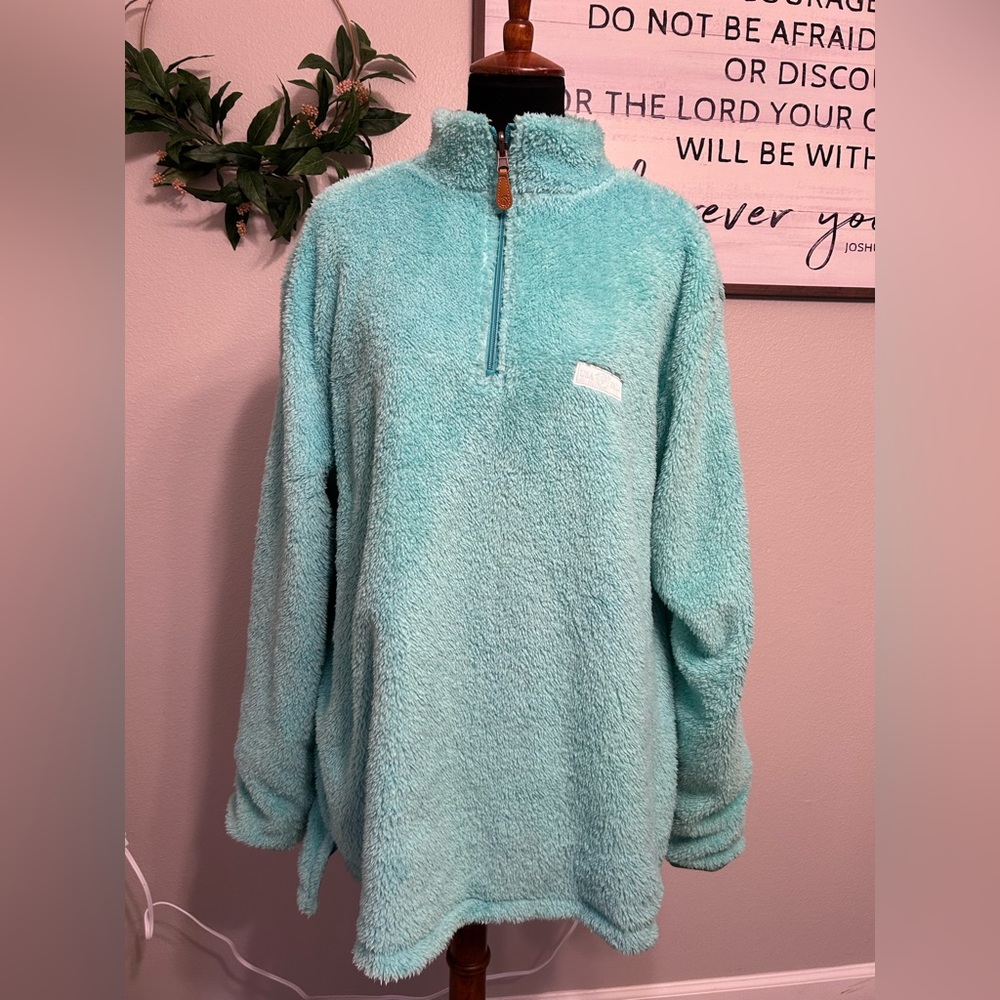USA Palm Reversible Light Sherpa 1/4 Zips